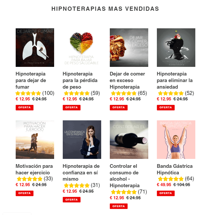 Web sobre hipnoterapias